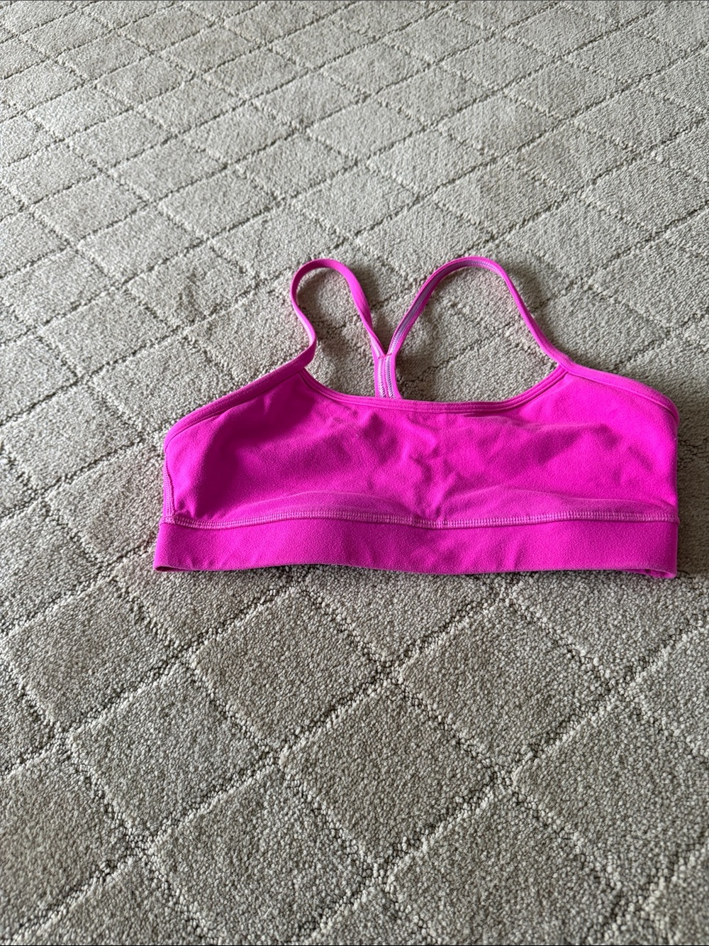lululemon athletica Hot Pink Strappy Swim Bikini Top